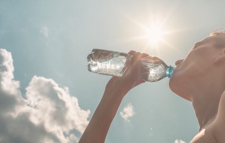 stay hydrated to prevent heatstroke