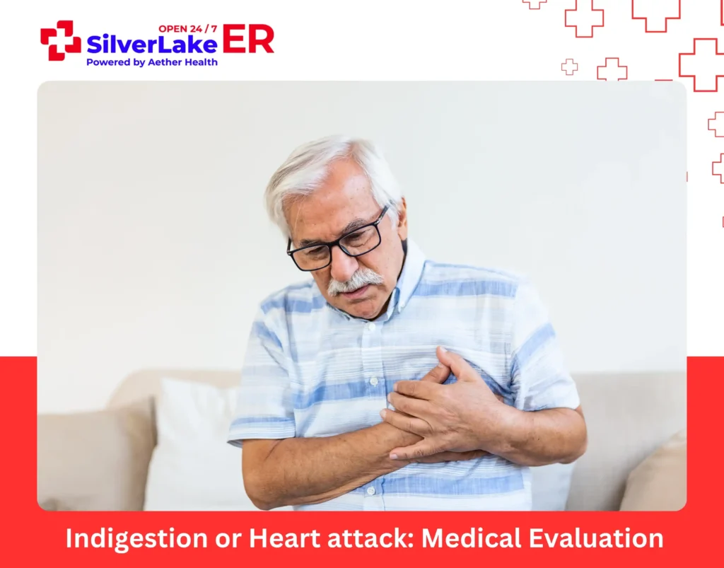 Indigestion or Heart attack Medical Evaluation