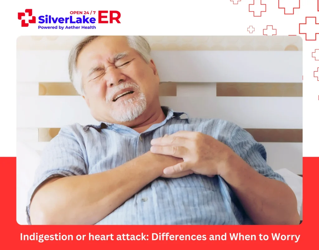 Indigestion or heart attack Differences and When to Worry