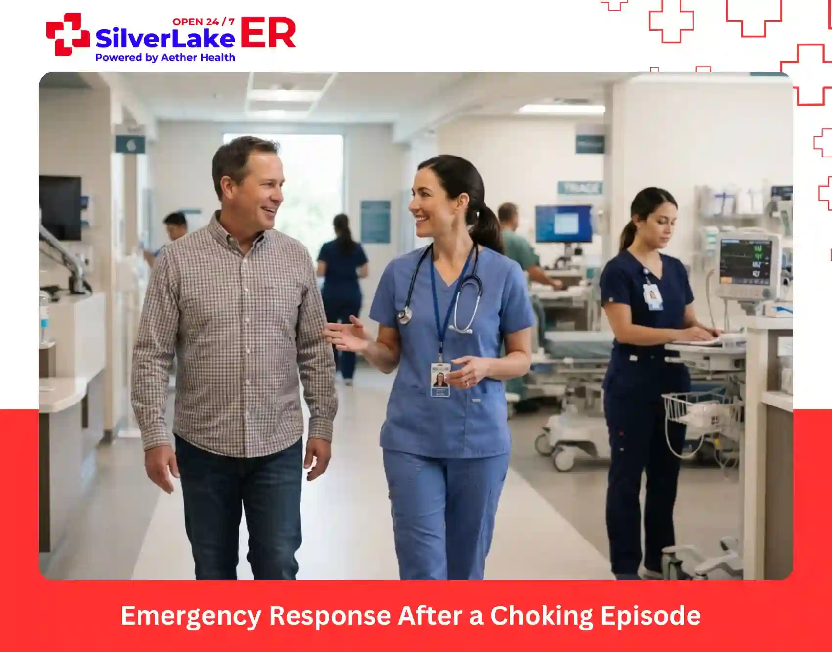emergency choking care Aether Health Silverlake ER