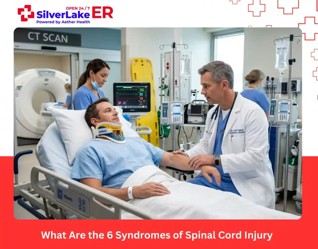 6 syndromes of spinal cord injury Pearland TX