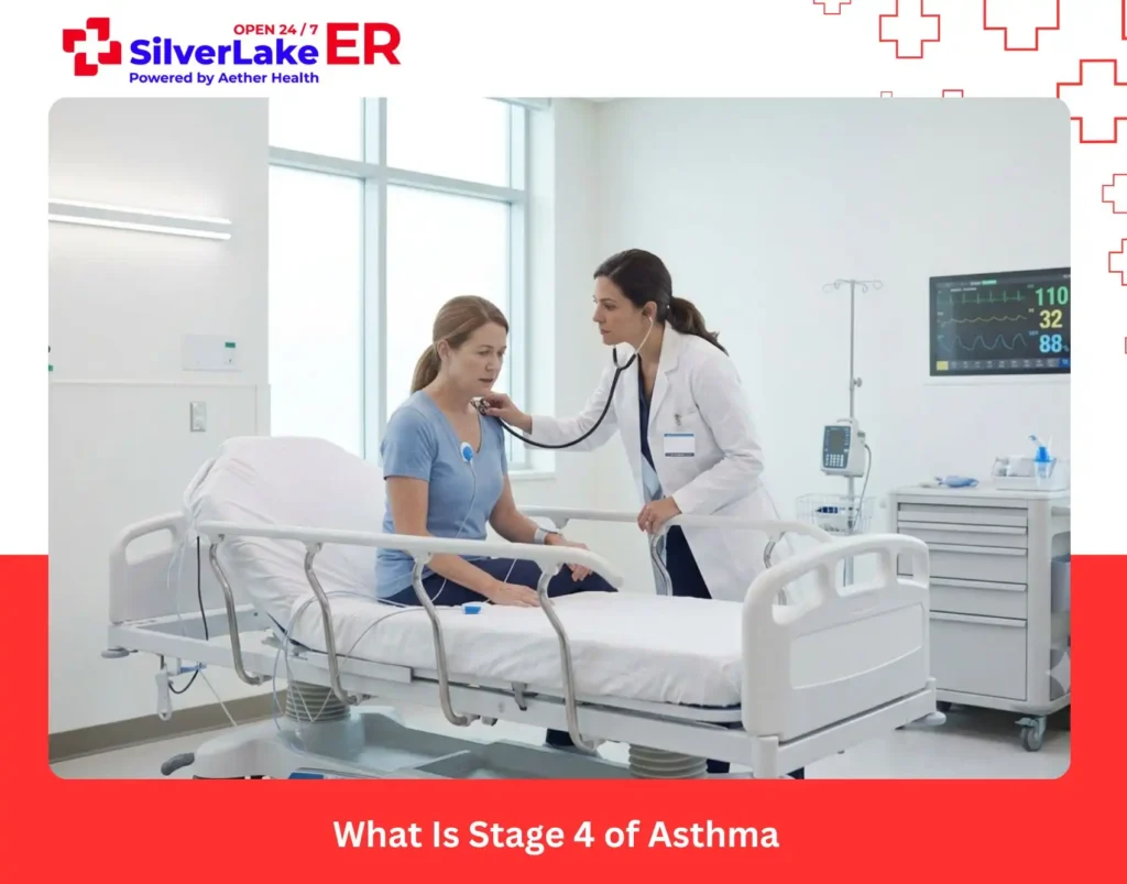 stage 4 asthma symptoms Pearland TX